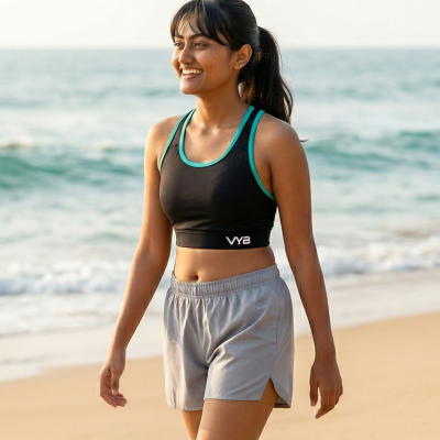 VYB racerback cropped top
